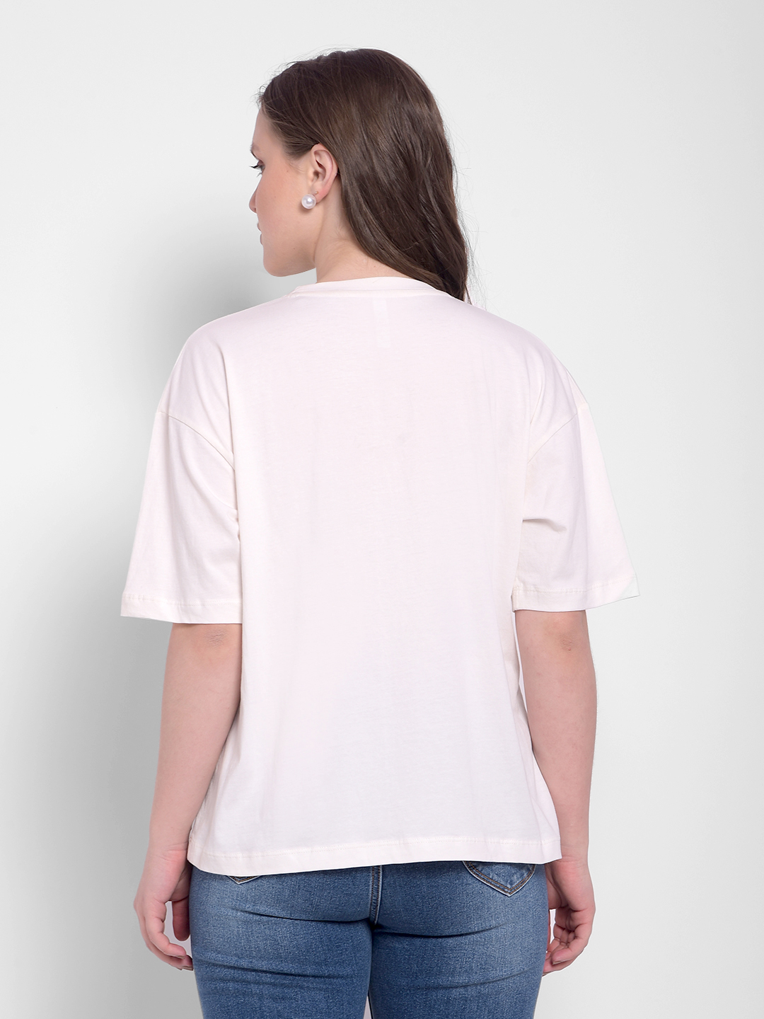 Numero Uno Women Typography White T-Shirt